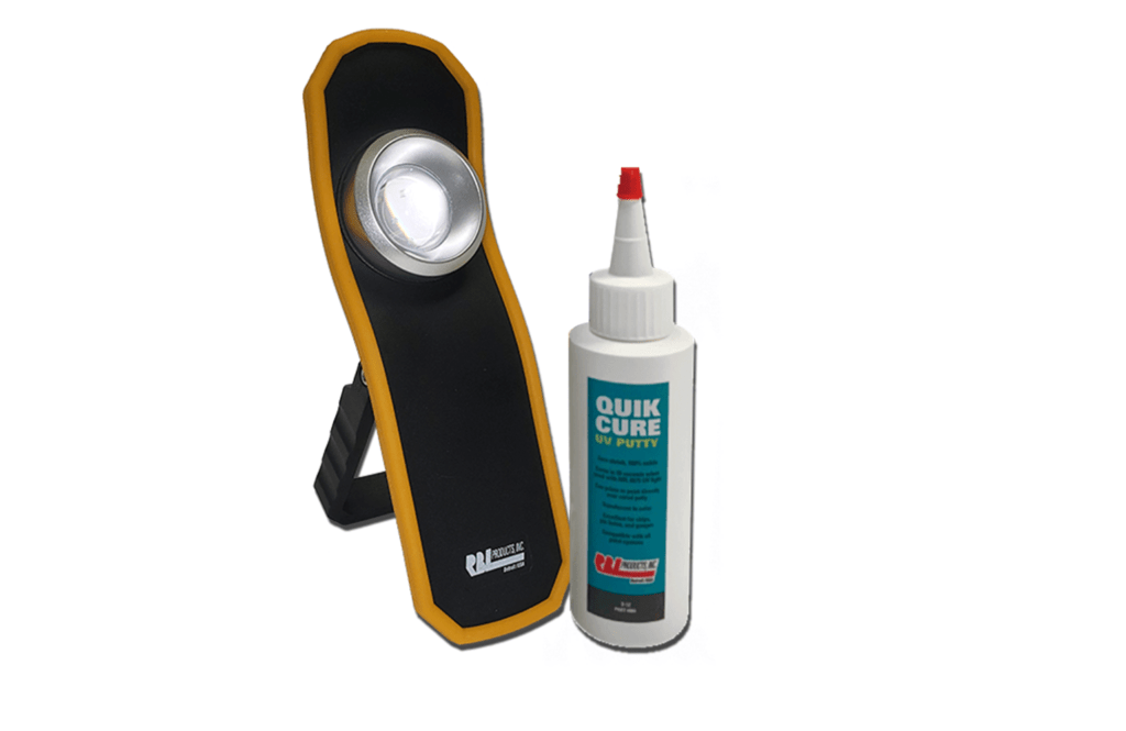Cures in less than 30 seconds when using RBL 10W UV Worklight