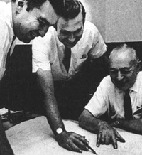 Founder, Murray Glauberman, his father, Abe Glauberman, and brother, Lionel Glauberman