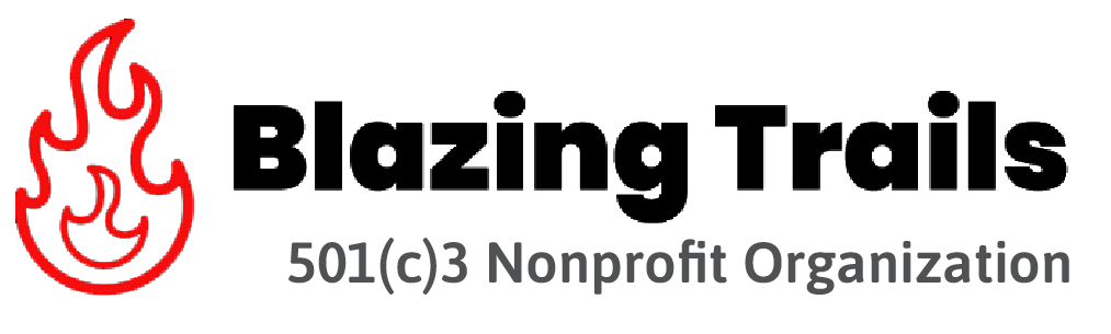 Blazing trails 501(c)3 Nonprofit Organization logo