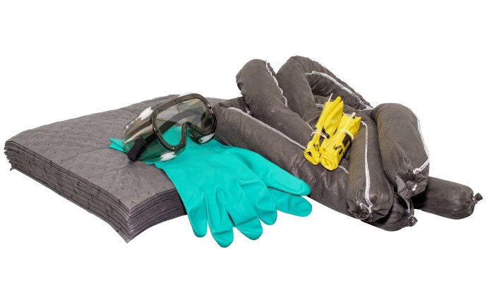 Whether you store it in your vehicles or near likely spill areas, this kit will help you quickly and easily cope with potential spills.